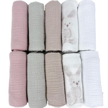 shumee Plumeri plenice iz muslina, komplet 10 barv, 50x30 cm