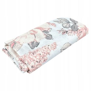 shumee Velike plenice iz muslina Plumeri 1x 70×70 cm - večja velikost, udobje