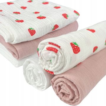 shumee Plumeri muslin plenice komplet 3 barv 70x70 cm