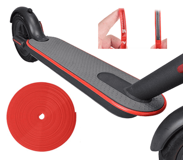 shumee Zaščitni trak za desko skuterja Xiaomi, rdeč