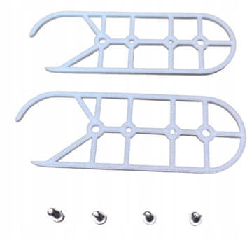 shumee Distančniki za nosilce Ninebot Max/Motus Scooty 10 (beli)