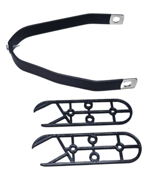 shumee Nosilec blatnika iz trdega aluminija za 10-palčne pnevmatike Xiaomi, črne barve