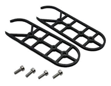 shumee Distančniki za nosilce Ninebot Max/Motus Scooty 10 (črni)