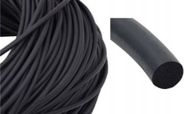 shumee EPDM VRV 6 mm, MIKRO GUMIJASTO TESNILO, PENA, PENA, PROFIL 20 METROV