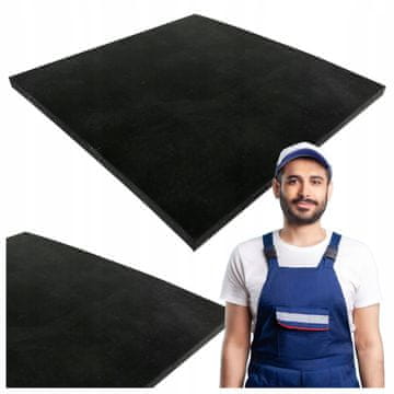 shumee Gumijasta podloga za oporo prezračevane terase 200x200x1mm