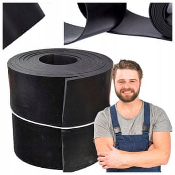 shumee GUMIJASTE PODLOGE ZA TRAMCE GUMIJASTI TRAK IZRAVNAVALNI TRAK ZA TERASE 300x8x1cm