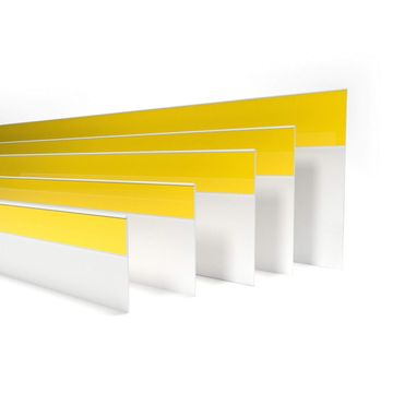 shumee DQ-PP FENSTERLEISTE - 25m Länge - 30mm Breite - 1.5mm Stärke - Weiss - Fensterleisten Flachleisten Kunststoffleisten Profileleisten Abschlussleisten