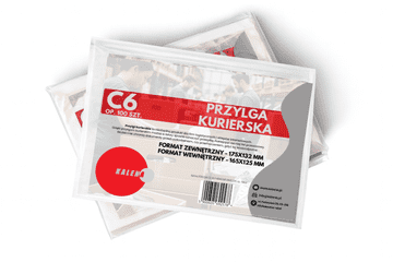 shumee KALENA C6 utorne letve, vnaprej pakirane, velikost 175x132 mm, za liste A6, pakirane v paketih po 100 kosov.