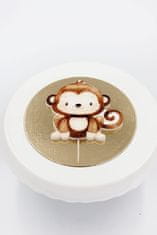 shumee 2D figurica za dekoracijo torte Safari Monkey