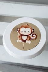 shumee 2D figurica za dekoracijo torte Safari Monkey