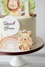 shumee 2D figurica za dekoracijo torte Safari TIGER