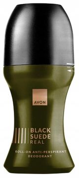 shumee Avon - Black Suede Real roll-on deodorant za moške 50 ml