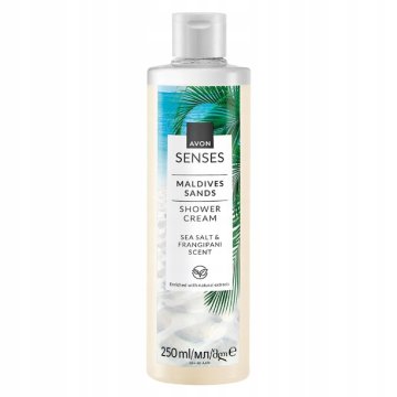 shumee Avon - Maldives Sands gel za prhanje s cvetovi frangipanija in morsko soljo 250 ml