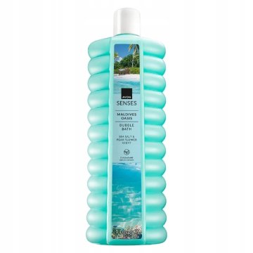 shumee Avon - Maldivi Oasis pena za kopel z morsko soljo in hruškinim cvetom 1000 ml
