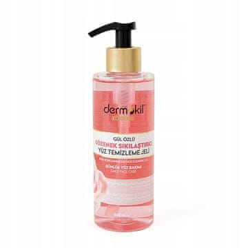 shumee Dermokil - čistilni gel za obraz z rožno vodo za zoženje por 300 ml