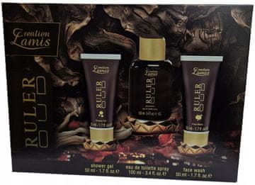 shumee Darilni set Creation Lamis - Ruler Oud v škatli za moške, 3 kosi.