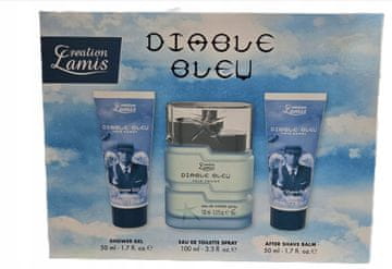 shumee Darilni set Creation Lamis - Diable Bleu v škatli za moške, 3 kosi.