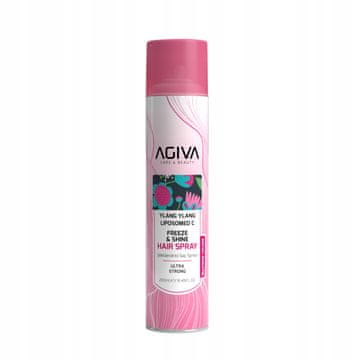 shumee Agiva - Lak za lase z ylang ylangom in keratinom, ultra močan 250 ml