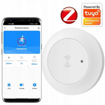 shumee Mikrovalovni senzor RTX ZigBee TUYA Smart 230V nadometni senzor prisotnosti