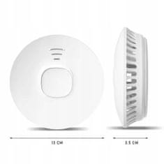 shumee Brezžični senzor dima 433 MHz za alarm RTX