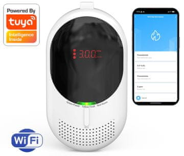 shumee Senzor plina in ogljikovega monoksida 2 v 1 detektor ogljikovega monoksida CO metan butan TUYA WIFI
