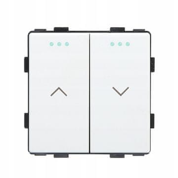 shumee Stikalo za rolo žaluzije, mehanski vložek, belo RTX SH