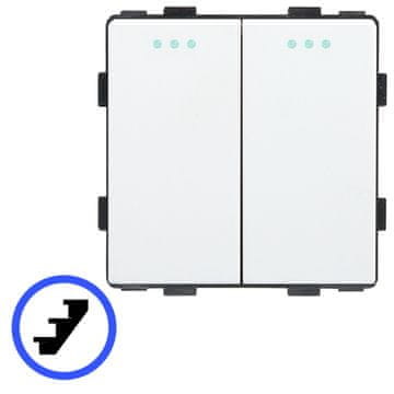 shumee Stikalo za stopniščno luč, mehansko, vstavljivo, belo, RTX SH