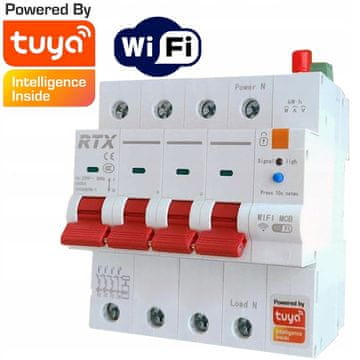 shumee 3-fazna nastavljiva varovalka 2-6 3A WiFi Tuya # Merjenje energije