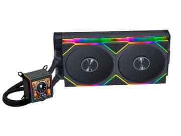 Lian Li Komplet za tekočinsko hlajenje AIO Liquid Cooler Lian Li GALAHAD II LCD 280 TL Wireless, ARGB, črn