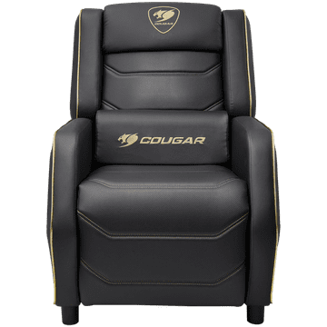 COUGAR RANGER S ROYAL - gaming sofa, črno/zlata