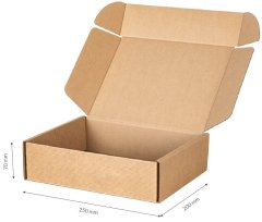 shumee Darilna škatla s potiskom tulipanov, valovita kartonska škatla