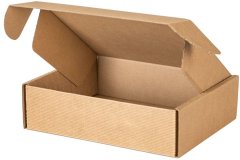 shumee Darilna škatla s potiskom tulipanov, valovita kartonska škatla