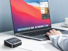 Orico USB-C hub s 4 vhodi, 4x USB-A 3.2 Gen1, 5Gbps, črn, M3U3-4A-05