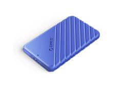 Orico Zunanje ohišje za 2,5'' HDD/SSD, USB 3.0 v SATA3, tool-free, modro, 25PW1-U3