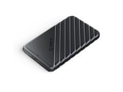 Orico Zunanje ohišje za 2,5'' HDD/SSD, USB-C 3.1 UASP v SATA3, tool-free, črno, 25PW1C-C3