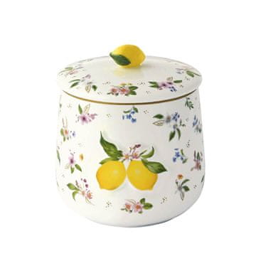 Easy Life Doza Fancy Fruit 11xH15cm / limona / porcelan