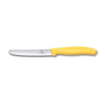 Victorinox Nazobčan nož 11cm / 6.7838.C1 / rumen / inox, PP