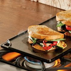 LODGE CAST IRON Plošča za žar Double Cast Iron 42,55x24,13cm / lito železo