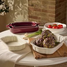 Andrea Fontebasso Pekač Chic 28x19cm / bež / keramika