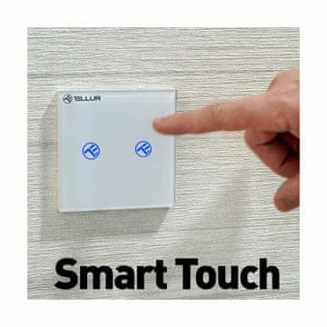 Tellur TELLUR WIFI SS2N stikalo, 2x, 1800W, 10A
