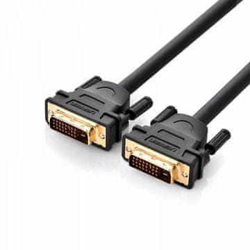 MojPlanet UGREEN DV101 DVI Kabel (24+1) 3m, črn