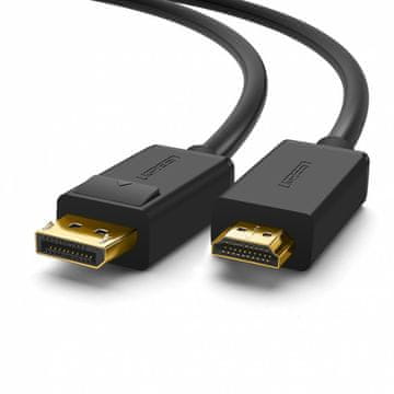 MojPlanet UGREEN DP101 DP-HDMI kabel 5m, črn
