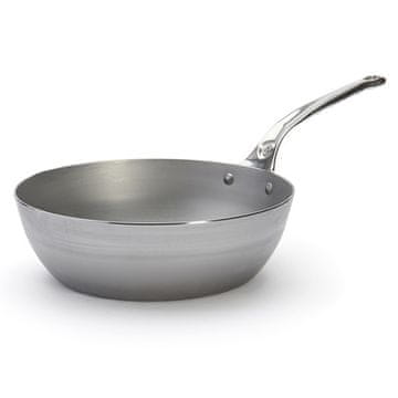 de Buyer Jeklena ponev 5684.28, MINERAL B PRO, globok, ročaj iz nerjavečega jekla, 28 cm