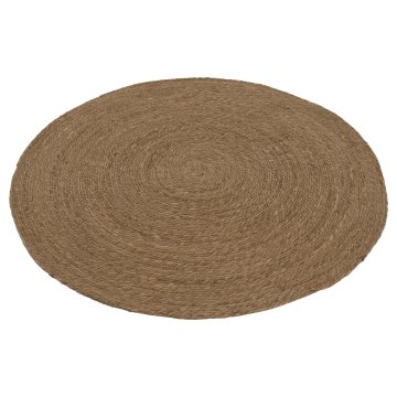 KONDELA Okrogla preproga Uland 120 cm - naravna