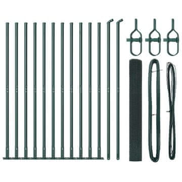 Vidaxl Steber ograje. Zelena