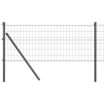 Vidaxl Sistem za pritrditev varjene žične ograje 10 x 0,6 m (Š x V)