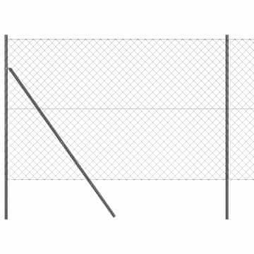Vidaxl Sistem za pritrditev varjene žične ograje 25 x 1,6 m (Š x V)