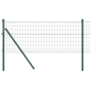 Vidaxl Sistem za pritrditev varjene žične ograje 25 x 0,6 m (Š x V)