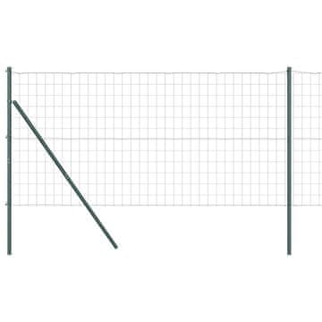 Vidaxl Sistem za pritrditev varjene žične ograje 10 x 1,4 m (Š x V)