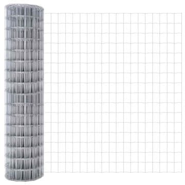 Vidaxl Evropska ograja 1,2 x 10 m PVC prevlečen železo